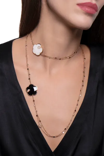 Sautoir Pasquale Bruni Ton Joli en Or Rose avec Diamants