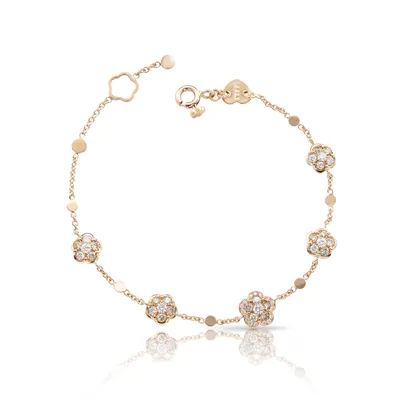 Bracelet Pasquale Bruni Figlia dei Fiori en or rose et diamants