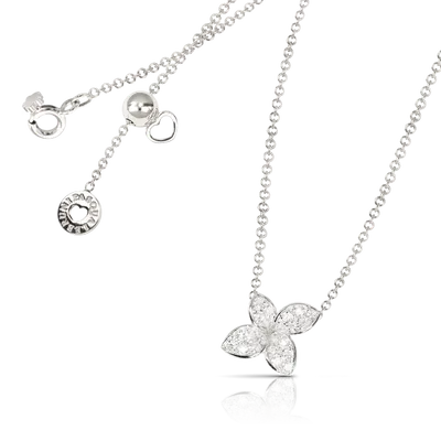 Collier Pasquale Bruni Petit Garden Or Blanc, Diamants