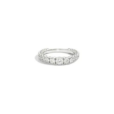Bague Recarlo Anniversary en or blanc et diamants