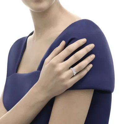 Bague Recarlo Anniversary en or blanc et diamants