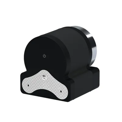 Remontoir Scatola del Tempo Rotor One, cuir gris