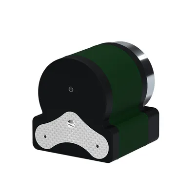 Remontoir Scatola del Tempo Rotor One, cuir vert