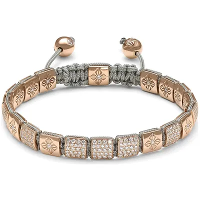 Bracelet Shamballa Jewels en or rose et diamants