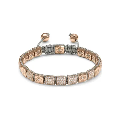 Bracelet Shamballa Jewels en or rose et diamants