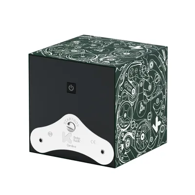 Remontoir SwissKubik 1 Montre Soft Touch Vert Mouvement Blanc
