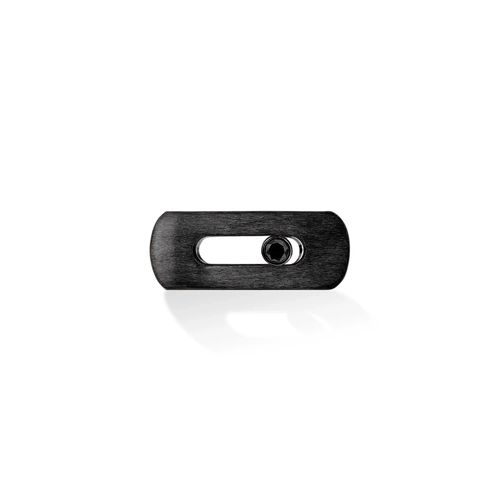 Motif de Bracelet Messika Homme Diamant Noir et Titane Noir Move Titanium