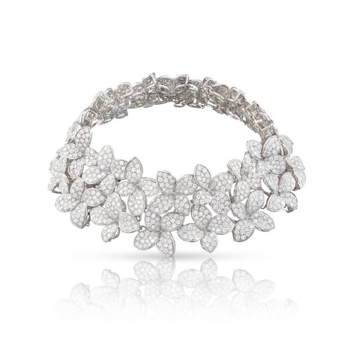 Bracelet Pasquale Bruni Giardini Segreti, or blanc, diamants