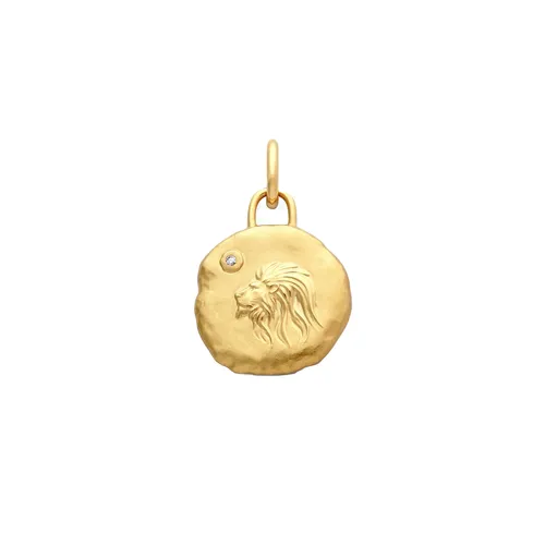Médaille Arthus Bertrand Astro Lion Or Jaune &amp; Diamant - ARTHUS BERTRAND