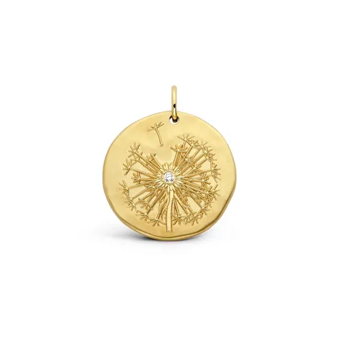 Médaille Arthus Bertrand Le Pissenlit Or Jaune &amp; Diamant - ARTHUS BERTRAND