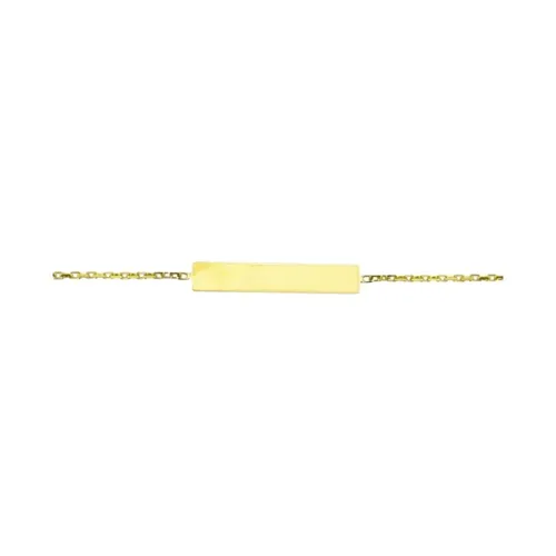 Bracelet Identité REGLISSE frappe mince Chaîne Gourmette - ARTHUS BERTRAND