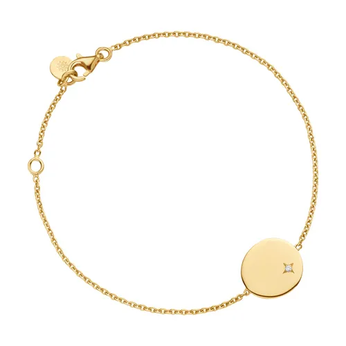 Bracelet Identité MA PETITE ETOILE Galet 1 diamant - ARTHUS BERTRAND