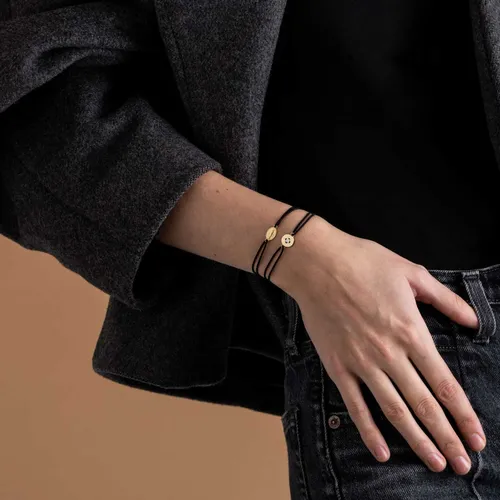 Bracelet Cordon Arthus Bertrand Médaille MIRACULEUSE 10mm - ARTHUS BERTRAND