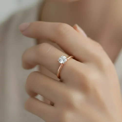 Solitaire Lisse "Jackie"