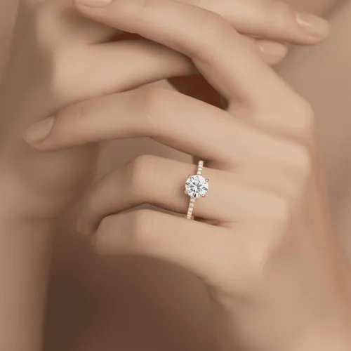Solitaire Pavé "Niki"