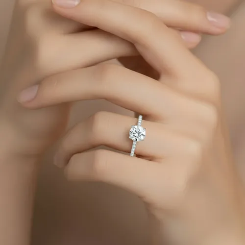Solitaire Pavé "Niki"