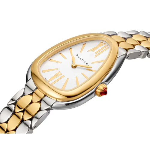 Bulgari Serpenti Seduttori watch, steel and yellow gold
