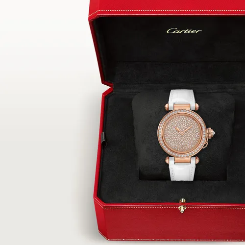 Montre Pasha de Cartier, or rose