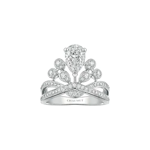 Bague Solitaire JOSEPHINE Aigrette Impériale 1ct Certificat GIA n°2467577391 - CHAUMET