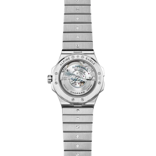 Montre ALPINE EAGLE 41, Bracelet acier, Cadran Cadran "Bleu Rhône" - CHOPARD