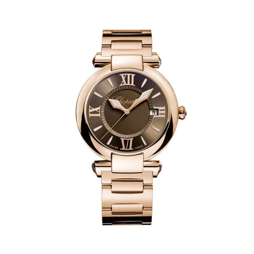 Montre IMPERIALE 36mm Quartz Bracelet or rose, Cadran brun - CHOPARD