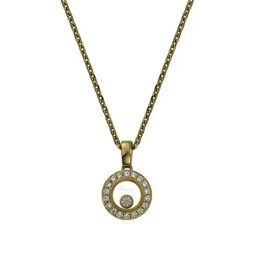 Pendentif Happy Diamonds ICONS Rond PM Pavé Chaîne C8600714-080 - CHOPARD