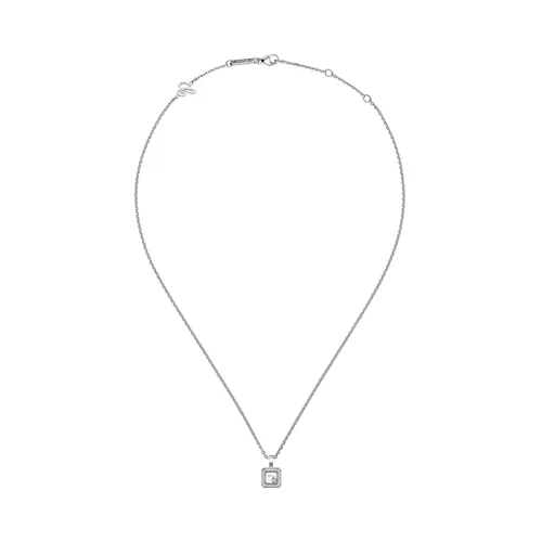Pendentif Chopard Happy Diamonds Icons en Or Blanc et Diamant