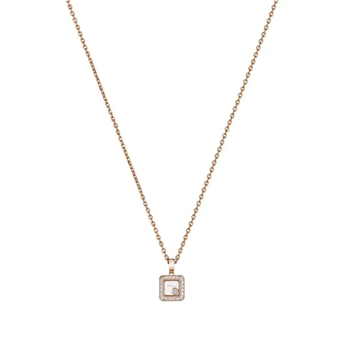 Pendentif Chopard Happy Diamonds Icons en Or Rose et Diamant PM - CHOPARD