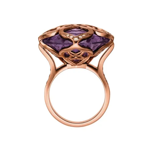 Chopard Impériale ring in pink gold, amethyst and diamonds