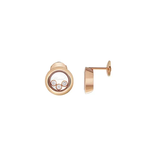 Boucles d'Oreilles HAPPY CURVES Ronds - CHOPARD