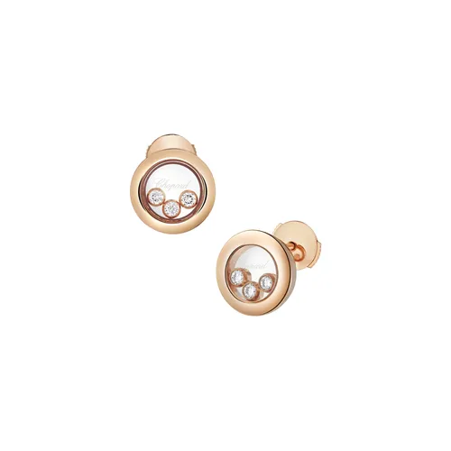 Boucles d'Oreilles HAPPY CURVES Ronds - CHOPARD