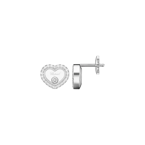 Boucles d'Oreilles Happy Diamonds ICONS Coeurs PM pavés - CHOPARD