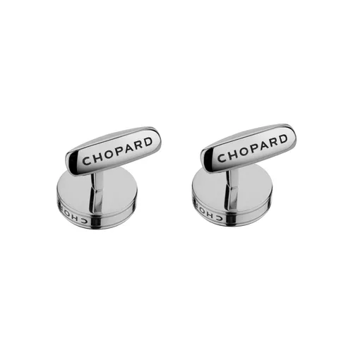 Boutons de manchette Chopard Classic Racing Acier et Fibre de Carbone - CHOPARD