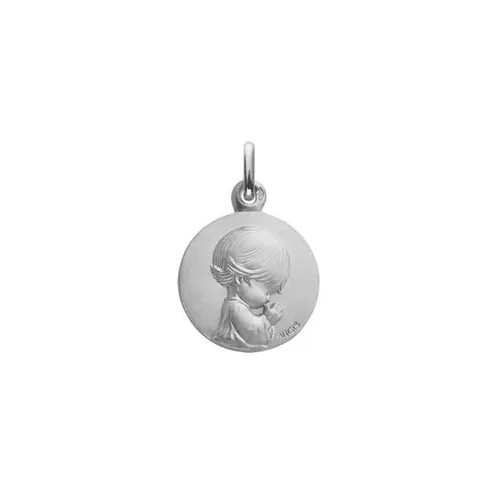 Médaille Ange Agenouillé - médaille bébé - CREATIONS JULIAN