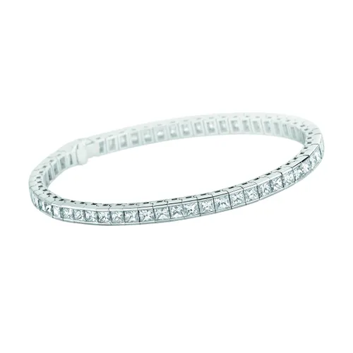 Bracelet Ligne Diamants taille Princesse - CREATIONS JULIAN