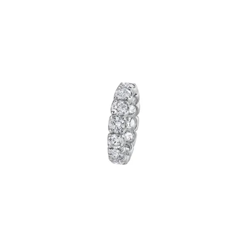 Alliance en or blanc palladié et diamants blancs - CREATIONS JULIAN