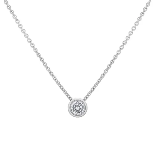 Pendentif Brillant serti clos - CREATIONS JULIAN