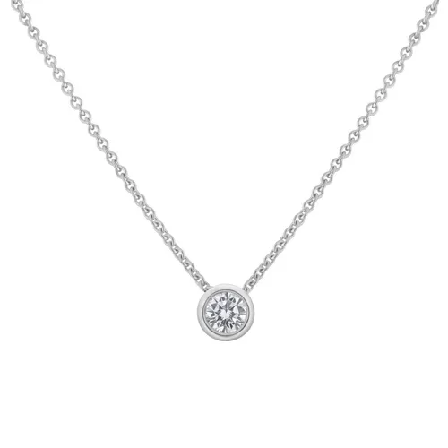 Pendentif Brillant serti clos - CREATIONS JULIAN