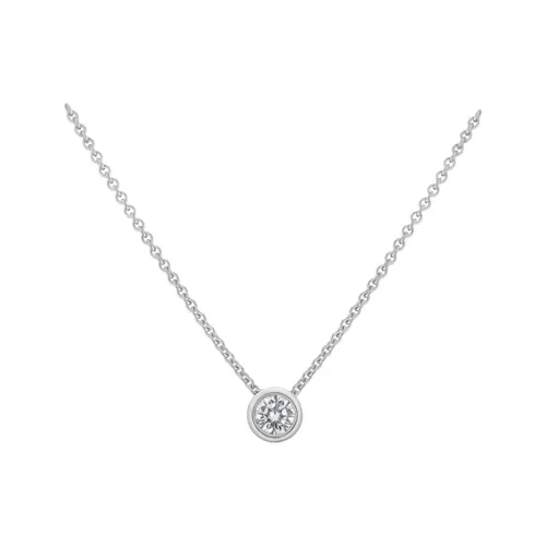 Pendentif en or blanc et diamant blanc - CREATIONS JULIAN
