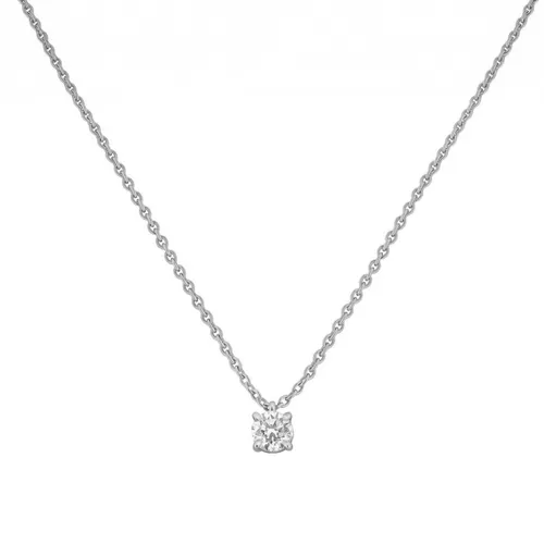 Pendentif en or blanc et diamant blanc - CREATIONS JULIAN