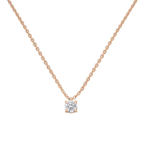 Pendentif en or rose et diamant blanc - CREATIONS JULIAN