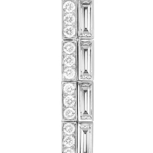 Bracelet Fred diamants taille baguette or blanc