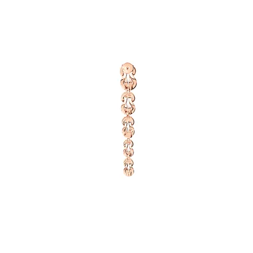 Boucle d'oreille unitaire Chance Infinie Crazy 8 Or rose et diamants