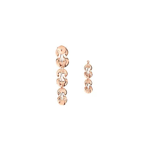Boucle d'oreille unitaire Chance Infinie Crazy 8 Or rose et diamants