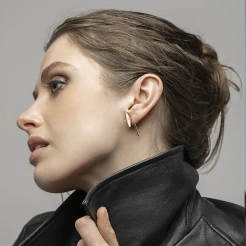 Boucle d'Oreille unité CELEST Gold GM - HEAVENLY