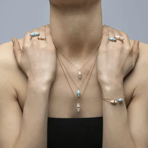 Bague CELEST Turquoise XL - HEAVENLY