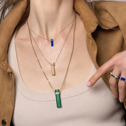 Sautoir METEOR Malachite XL - HEAVENLY