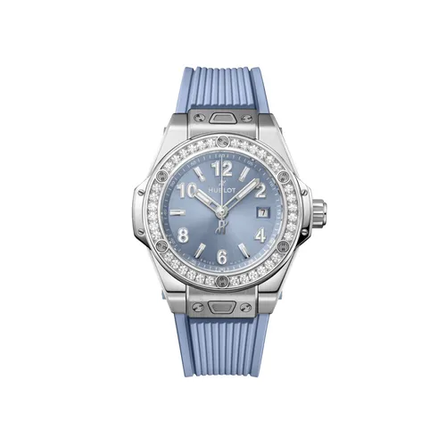 Montre Hublot Big Bang One Click Steel Coal Blue Diamonds - HUBLOT