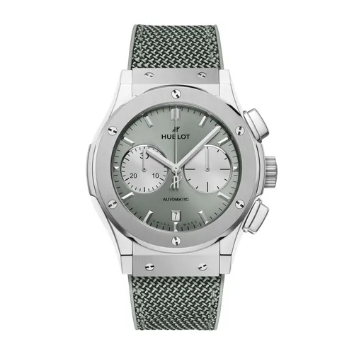 Montre Hublot Classic Fusion Chronograph Titanium Sage Green - HUBLOT