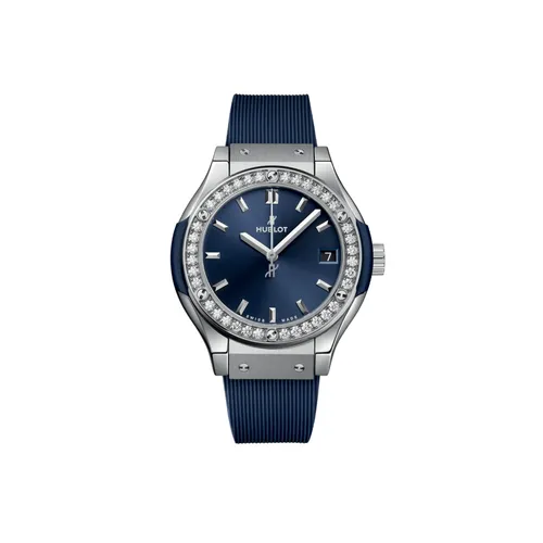 Montre Hublot Classic Fusion Titanium Blue Diamonds - HUBLOT